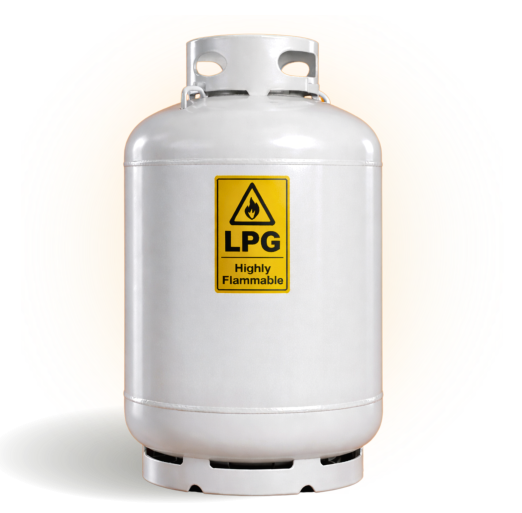 Bulk LPG gas cylinder manufactured in Pakistan for industrial and commercial use