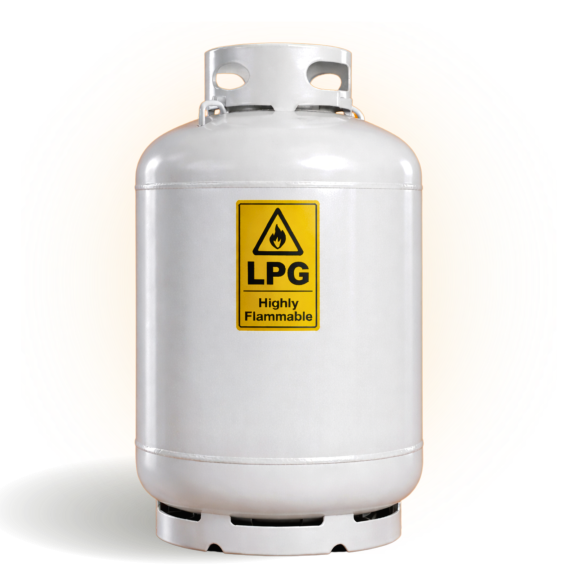 Bulk LPG gas cylinder manufactured in Pakistan for industrial and commercial use